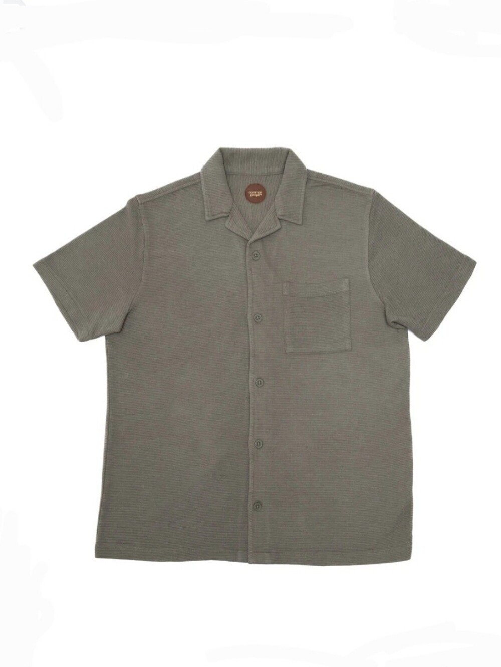 Common People Green Ottoman Shirt L